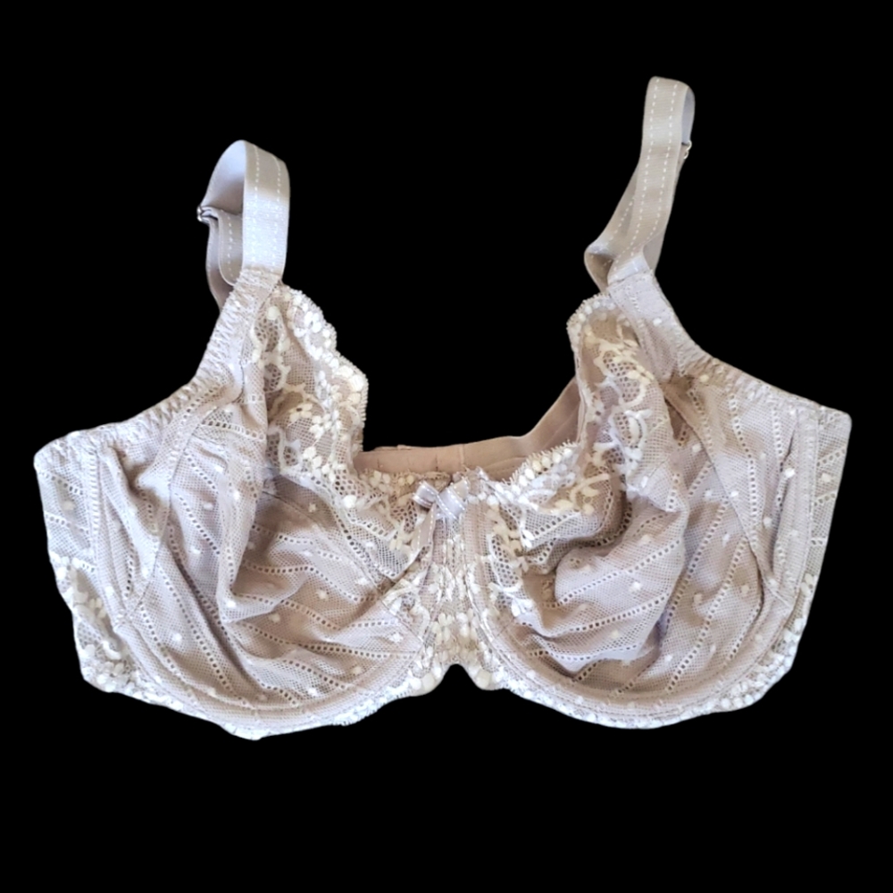 Chantelle Rive Gauche Side Support 3281 bra in milk/stone 34F